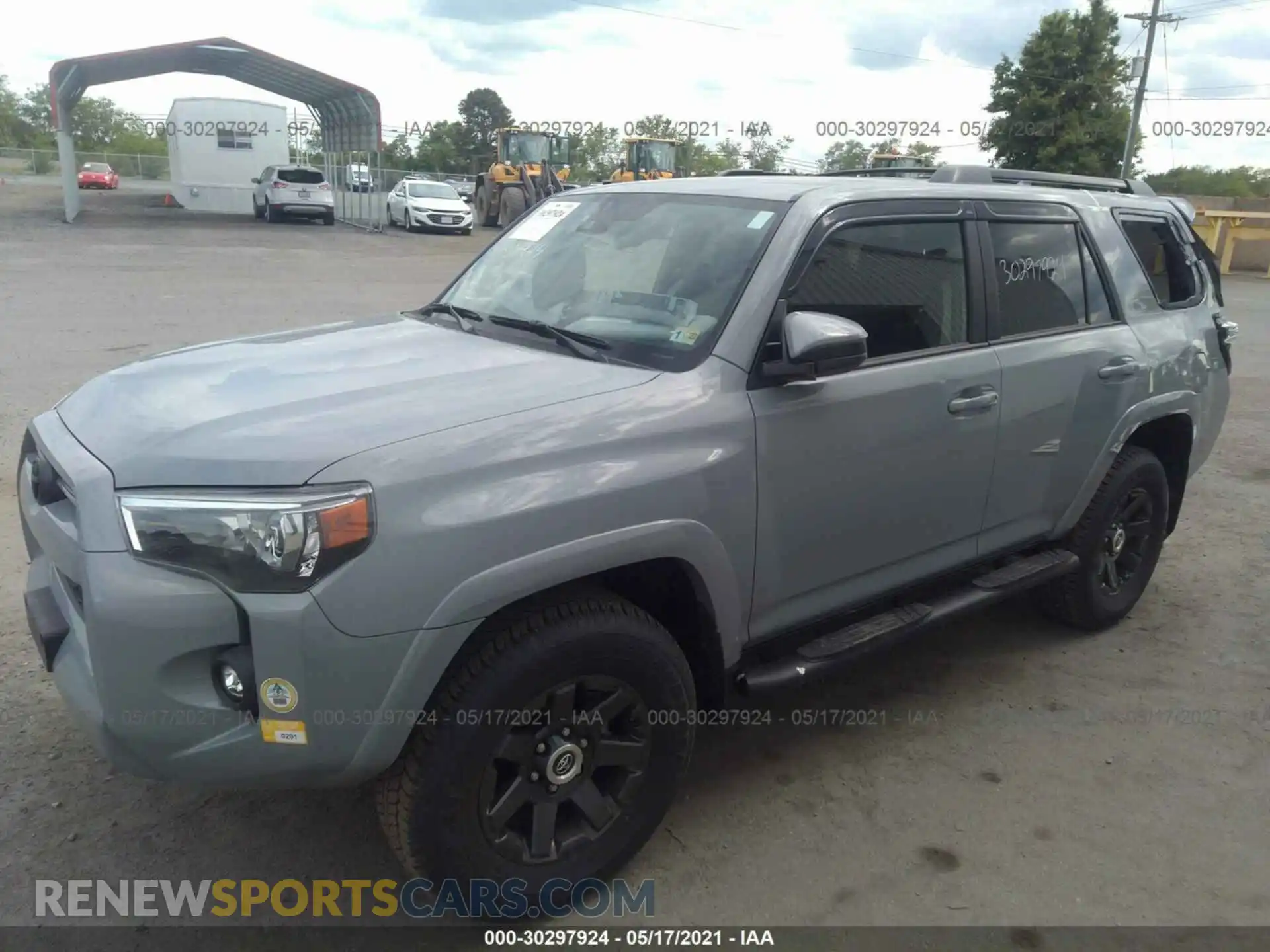 2 Фотография поврежденного автомобиля JTEBU5JR2M5880484 TOYOTA 4RUNNER 2021