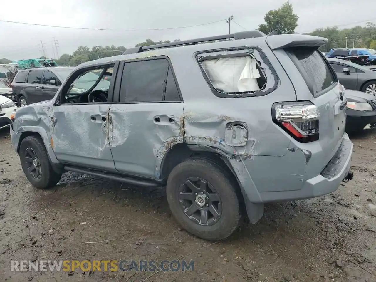 2 Photograph of a damaged car JTEBU5JR7M5968494 TOYOTA 4RUNNER 2021