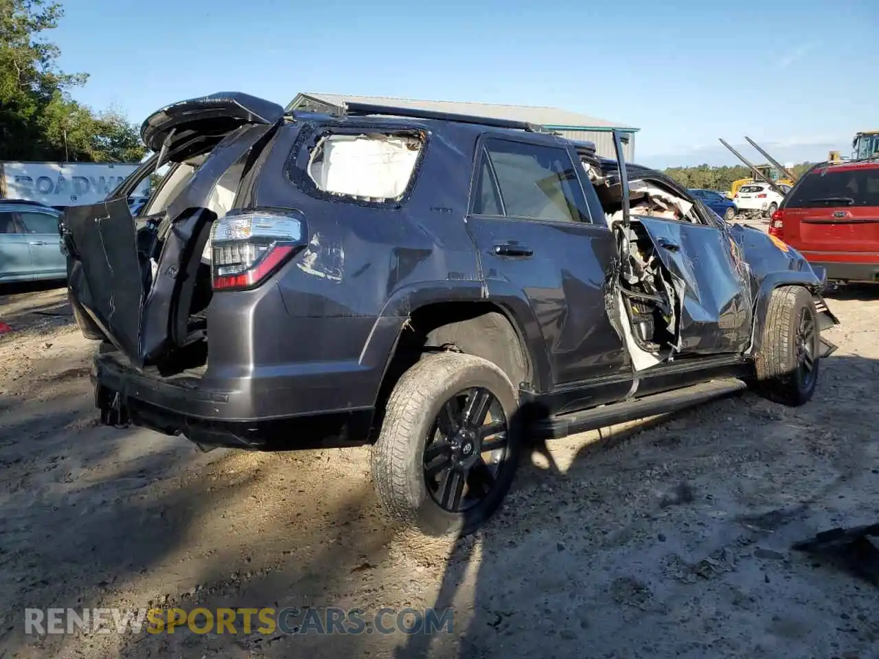 3 Photograph of a damaged car JTECU5JR7M5247547 TOYOTA 4RUNNER 2021
