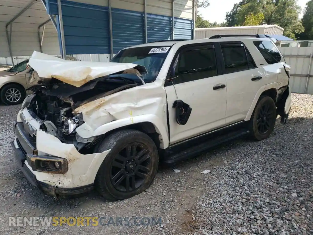 1 Photograph of a damaged car JTECU5JRXM5242830 TOYOTA 4RUNNER 2021