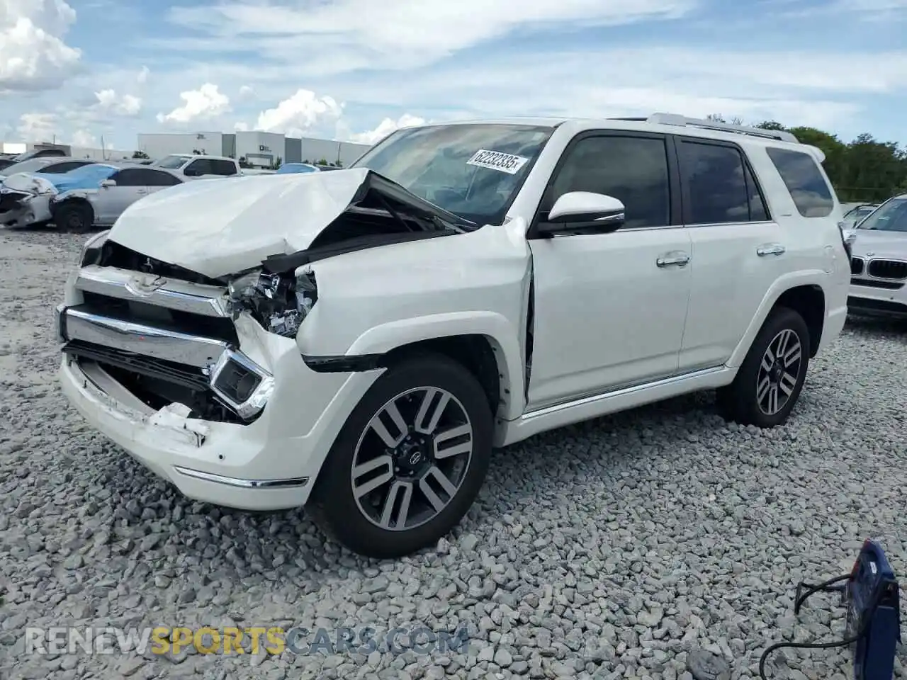1 Photograph of a damaged car JTEDU5JR0M5229380 TOYOTA 4RUNNER 2021
