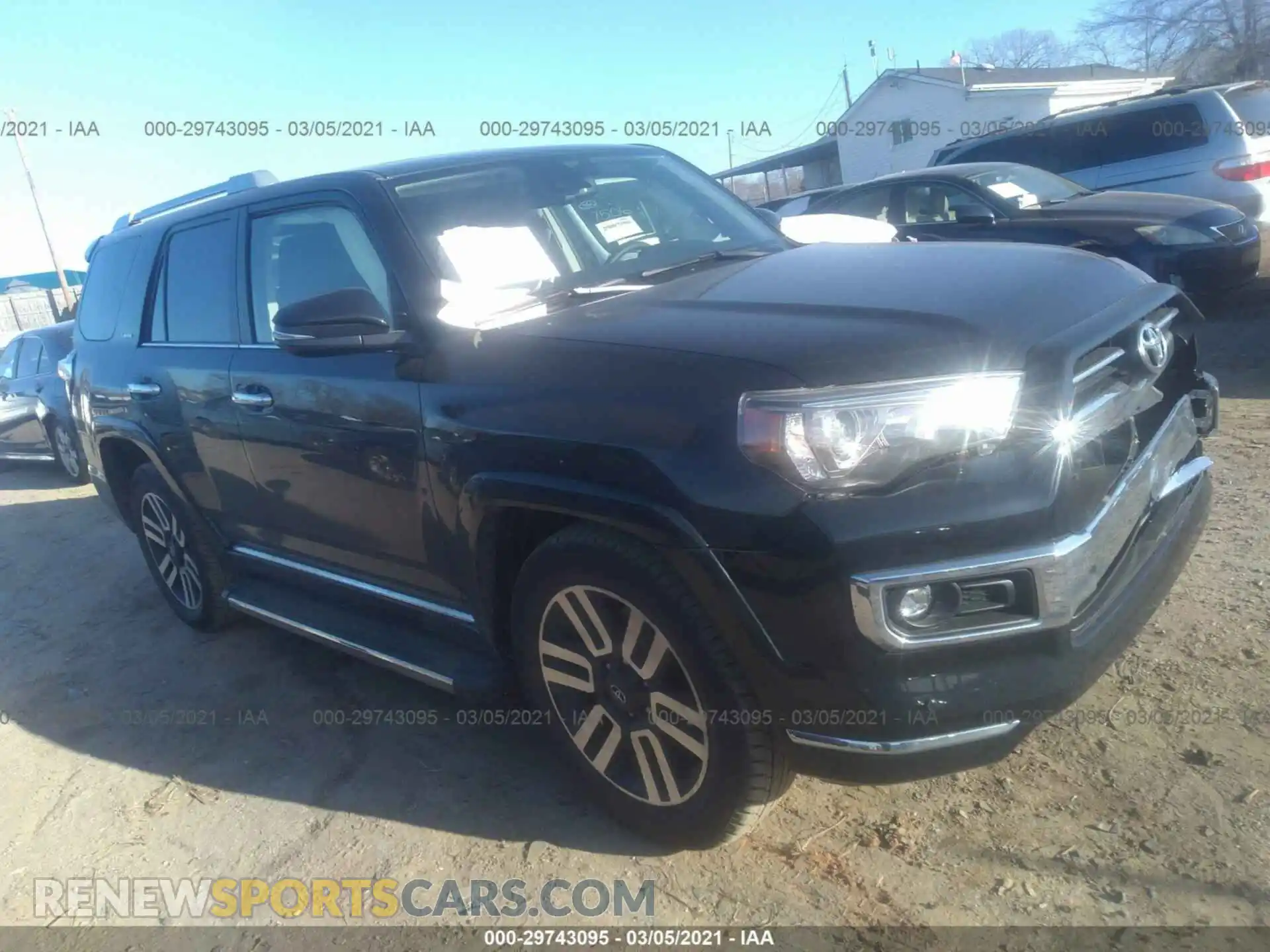 1 Фотография поврежденного автомобиля JTEDU5JR1M5233146 TOYOTA 4RUNNER 2021
