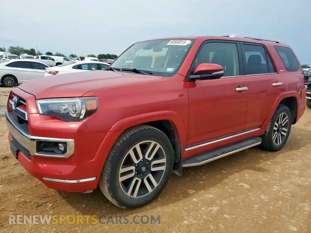 1 Photograph of a damaged car JTEDU5JR1M5236385 TOYOTA 4RUNNER 2021