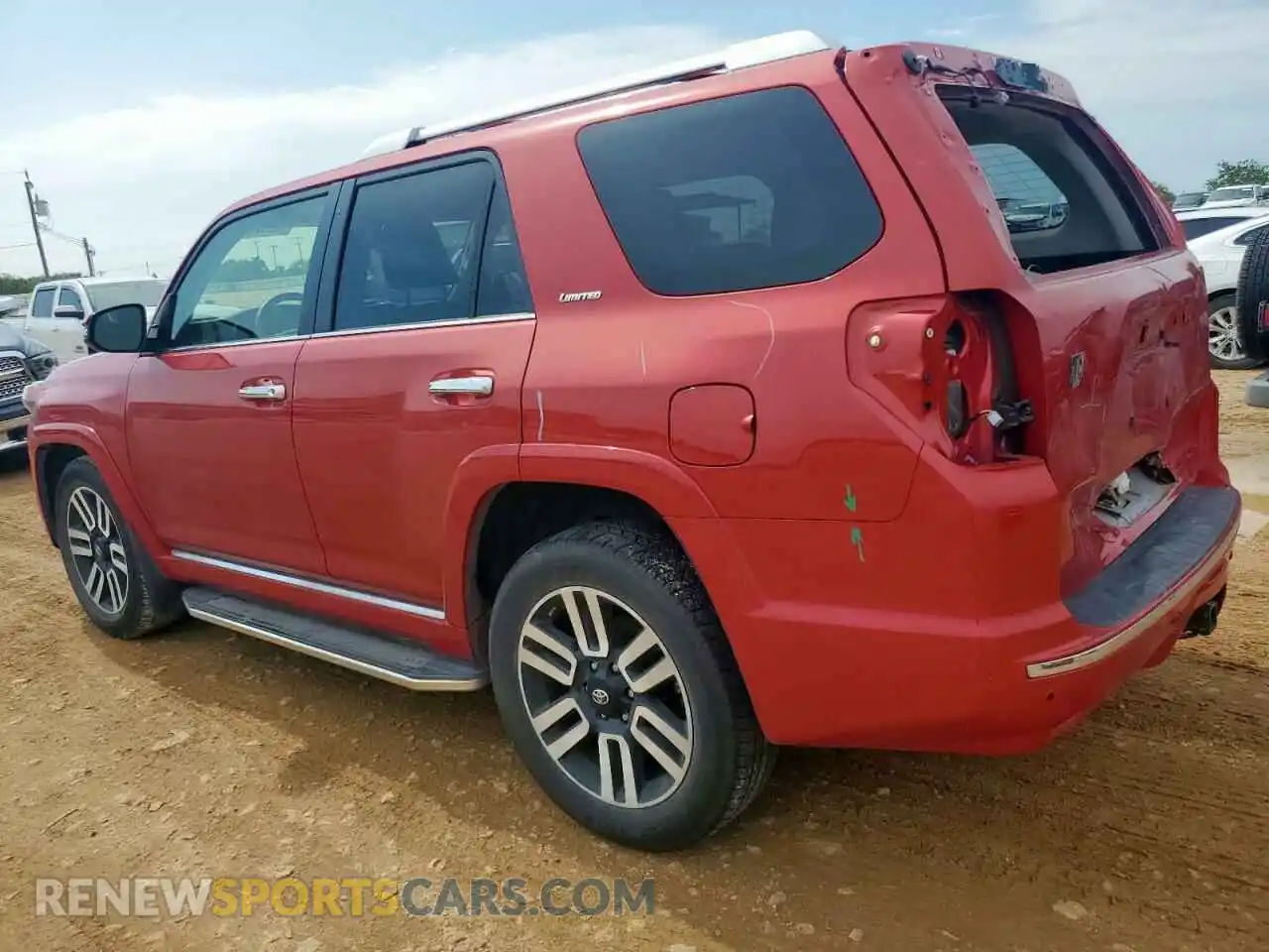 2 Photograph of a damaged car JTEDU5JR1M5236385 TOYOTA 4RUNNER 2021