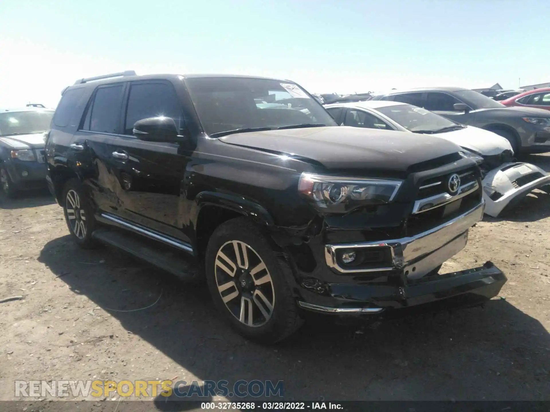 1 Photograph of a damaged car JTEDU5JR2M5235455 TOYOTA 4RUNNER 2021