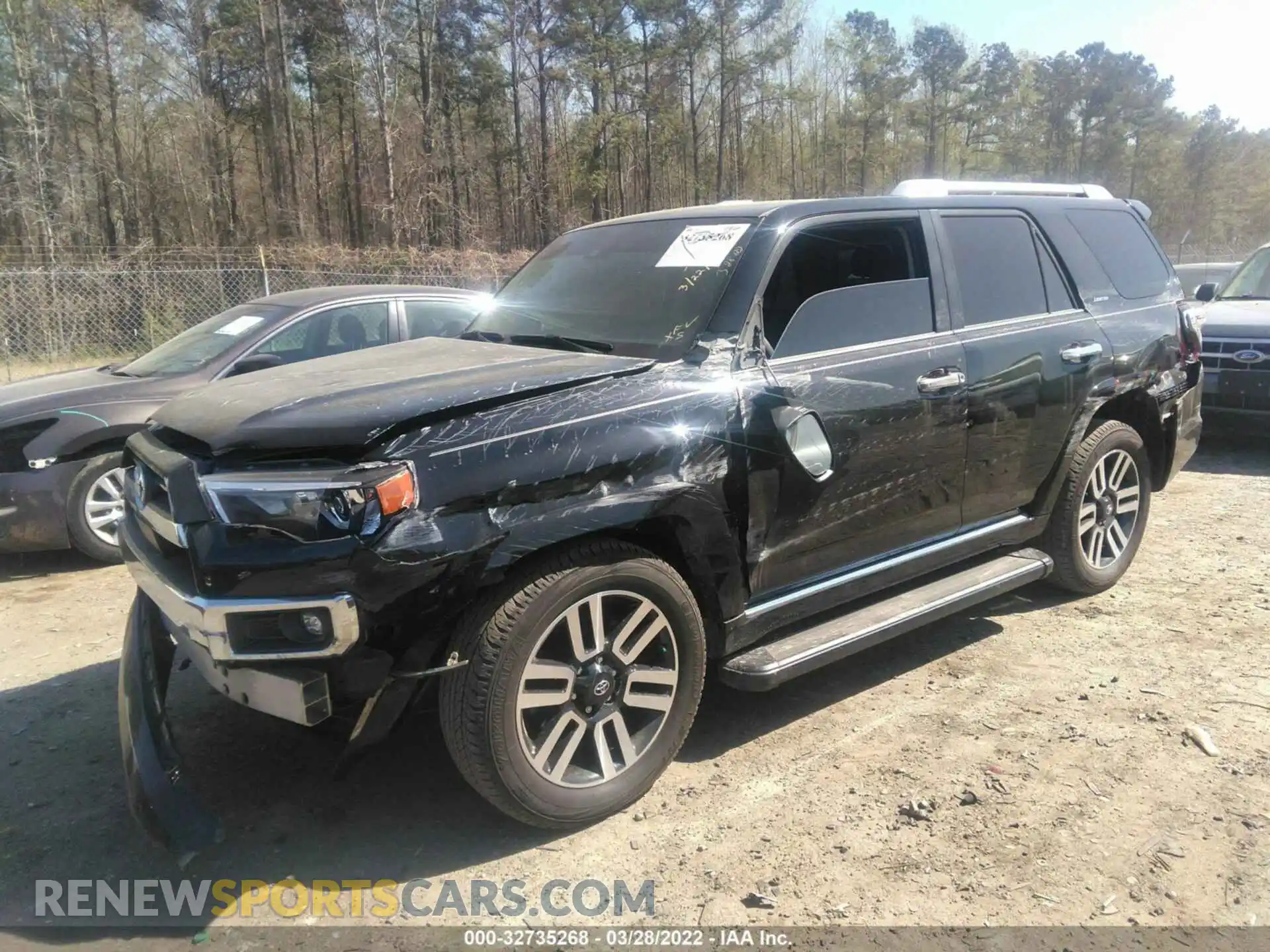 2 Photograph of a damaged car JTEDU5JR2M5235455 TOYOTA 4RUNNER 2021