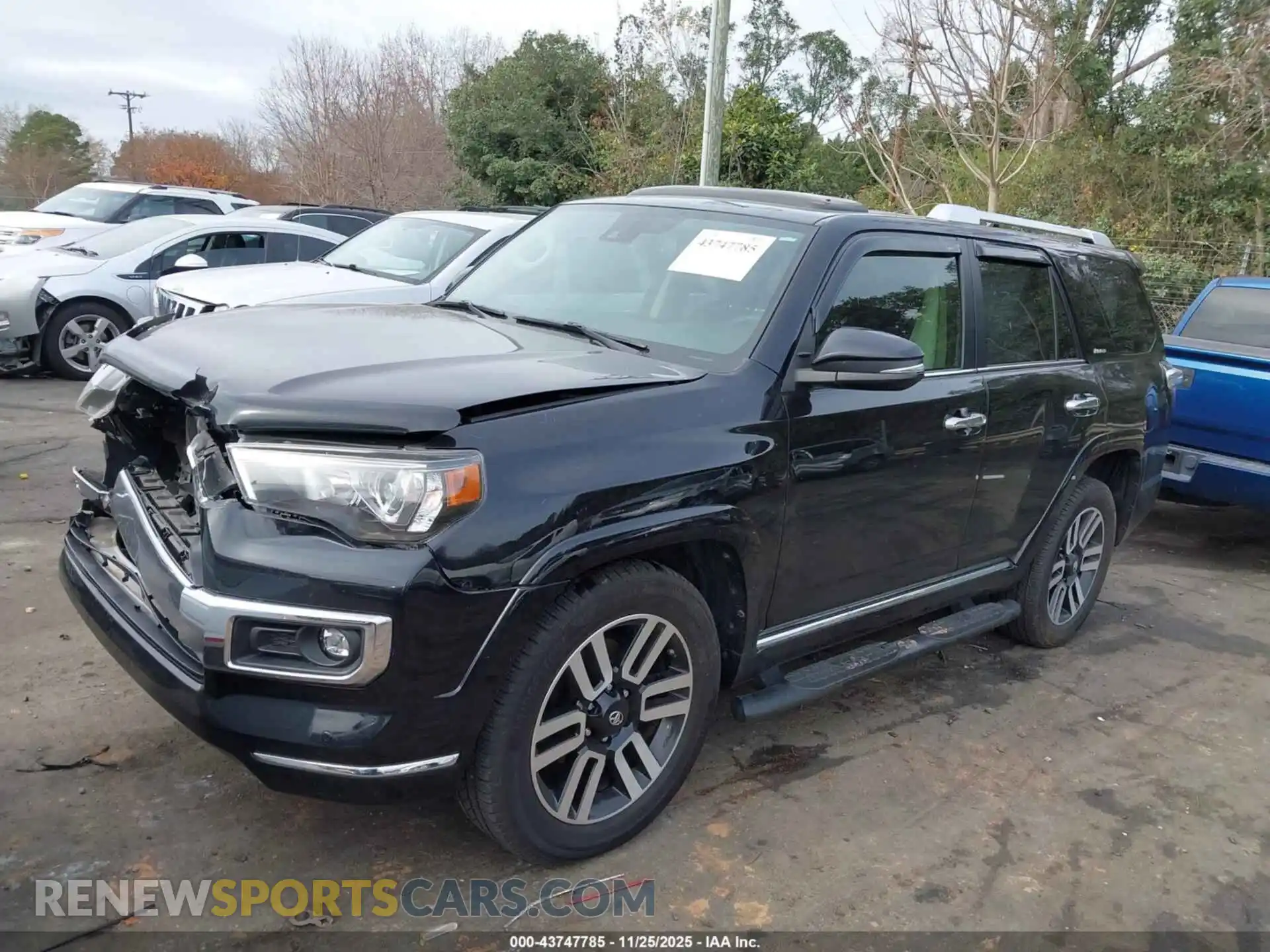 2 Photograph of a damaged car JTEDU5JR3M5234167 TOYOTA 4RUNNER 2021