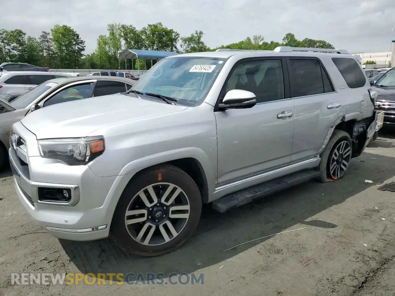 1 Photograph of a damaged car JTEDU5JR3M5240194 TOYOTA 4RUNNER 2021