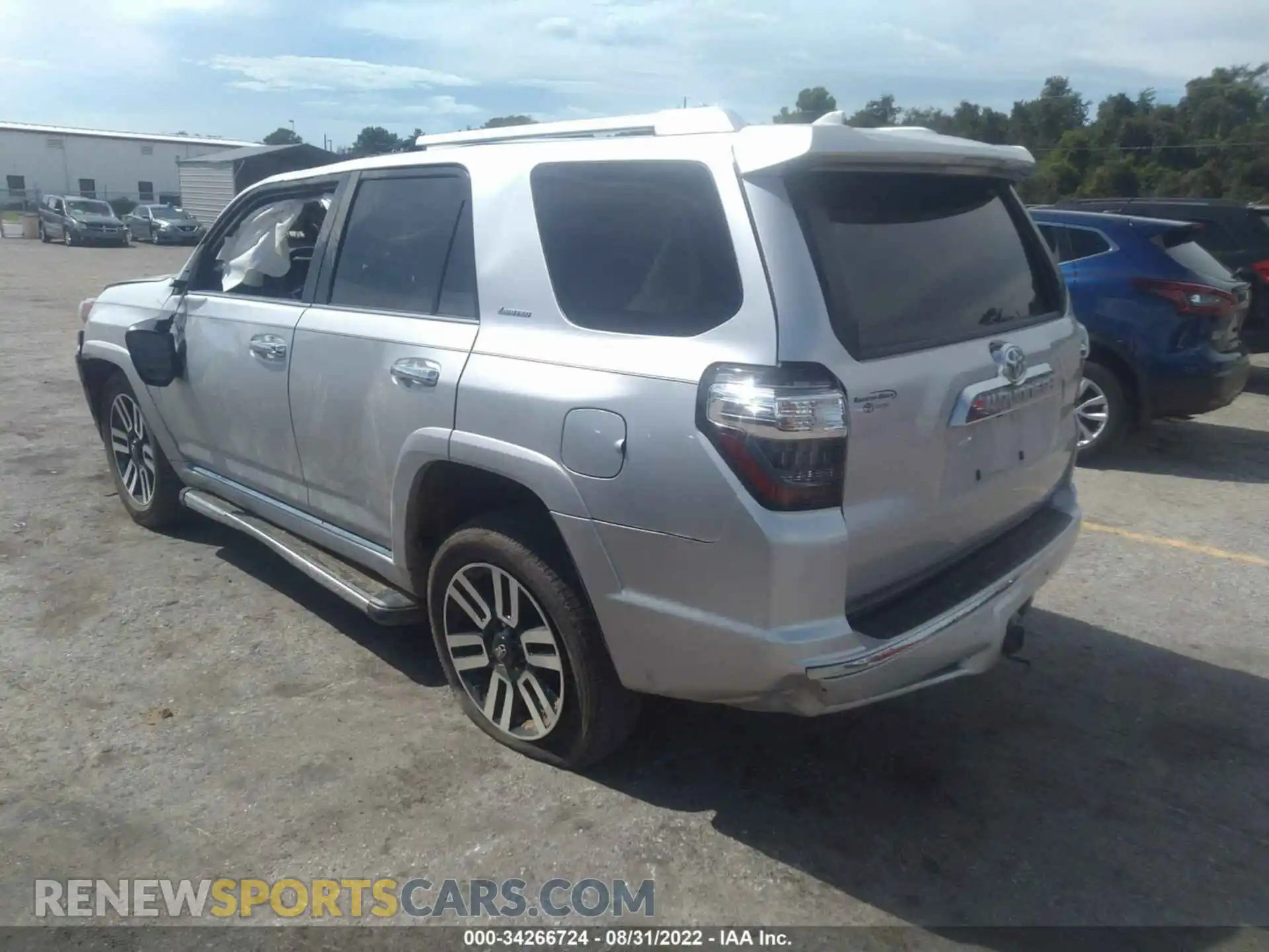 3 Photograph of a damaged car JTEDU5JR5M5231349 TOYOTA 4RUNNER 2021