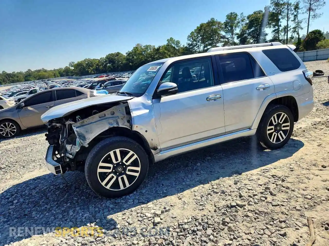 1 Photograph of a damaged car JTEDU5JR5M5235448 TOYOTA 4RUNNER 2021