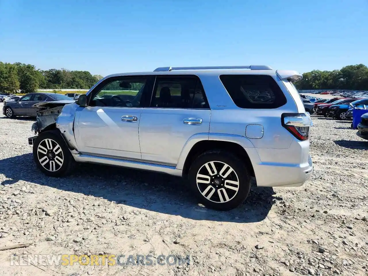 2 Photograph of a damaged car JTEDU5JR5M5235448 TOYOTA 4RUNNER 2021