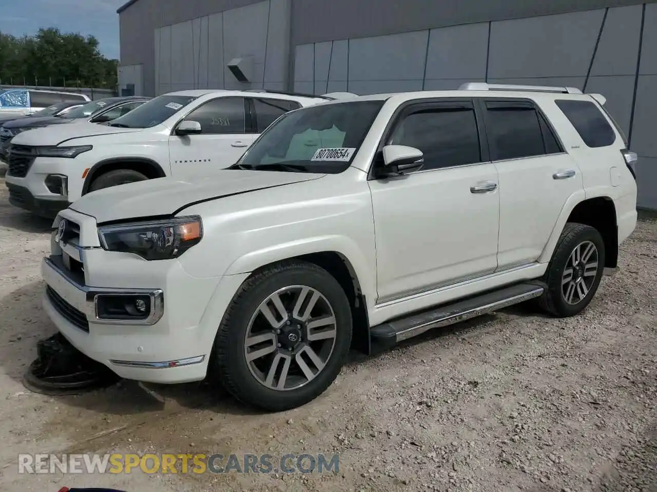 1 Photograph of a damaged car JTEDU5JR5M5250645 TOYOTA 4RUNNER 2021