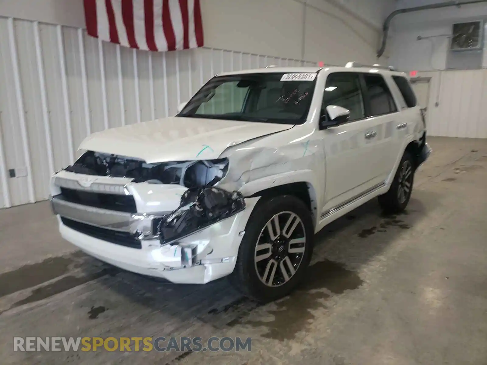 2 Photograph of a damaged car JTEDU5JR7M5230798 TOYOTA 4RUNNER 2021