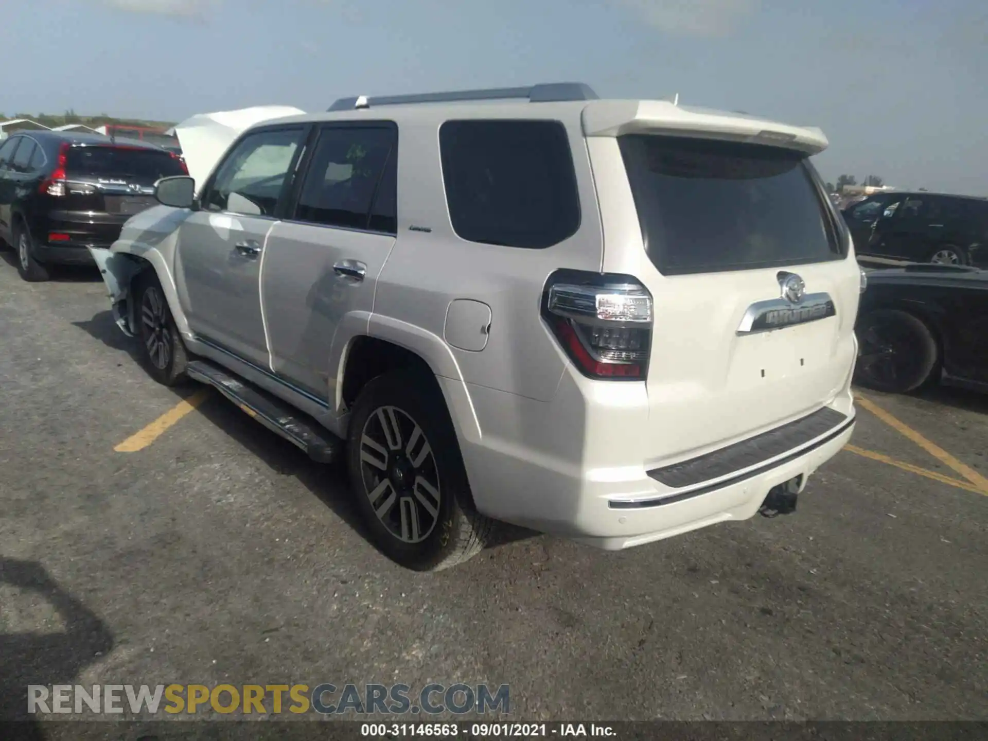 3 Photograph of a damaged car JTEDU5JRXM5244758 TOYOTA 4RUNNER 2021