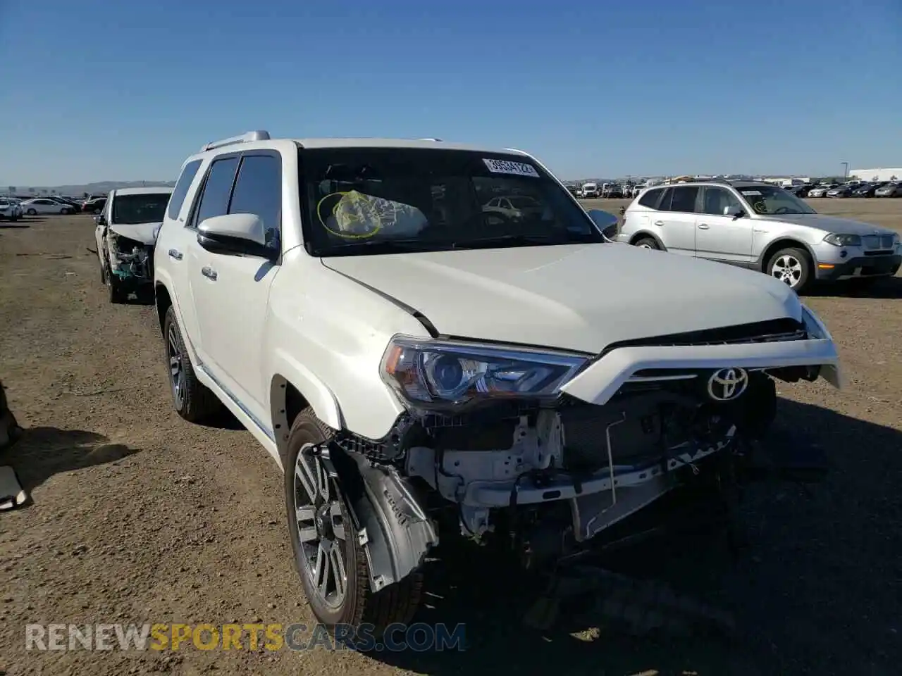 1 Photograph of a damaged car JTEDU5JRXM5247790 TOYOTA 4RUNNER 2021