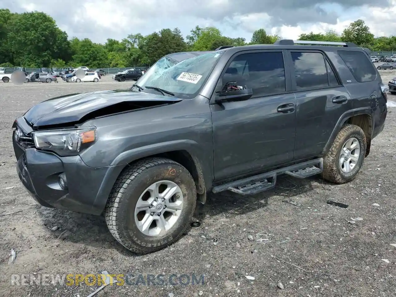 1 Photograph of a damaged car JTEEU5JR2M5230017 TOYOTA 4RUNNER 2021