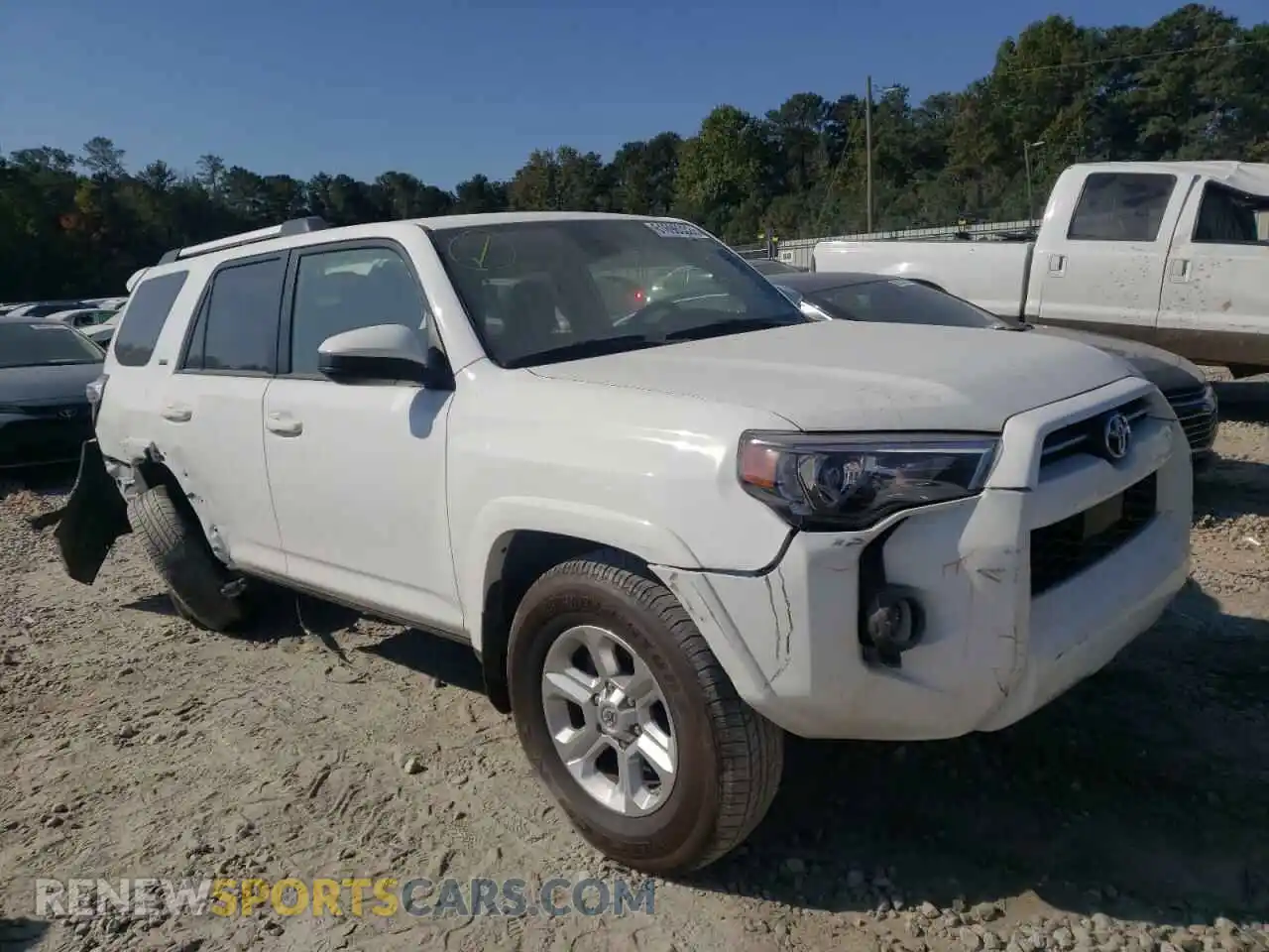 1 Photograph of a damaged car JTEEU5JR2M5242541 TOYOTA 4RUNNER 2021
