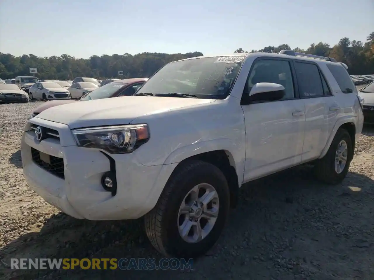 2 Photograph of a damaged car JTEEU5JR2M5242541 TOYOTA 4RUNNER 2021