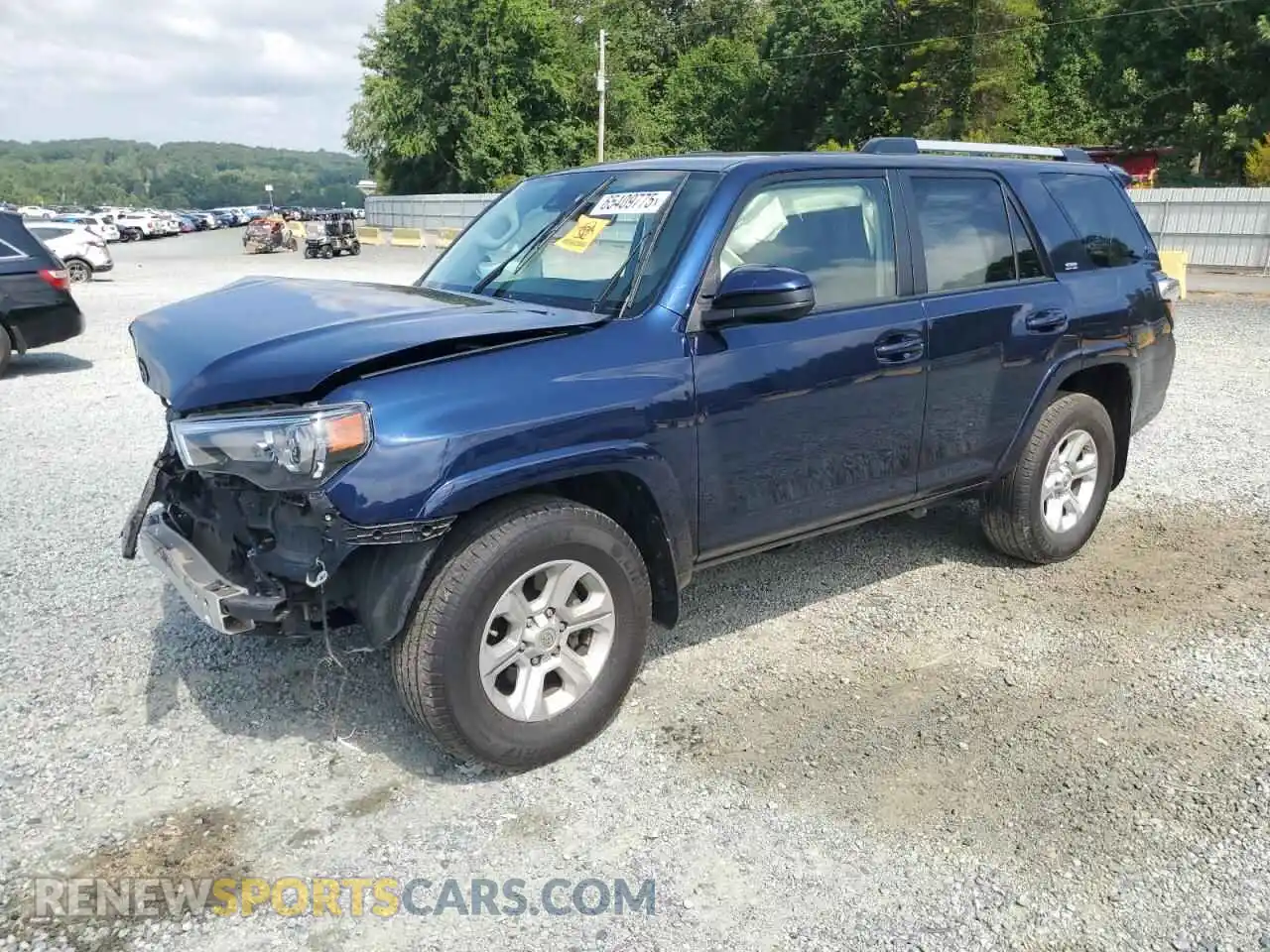 1 Photograph of a damaged car JTEEU5JR4M5238426 TOYOTA 4RUNNER 2021