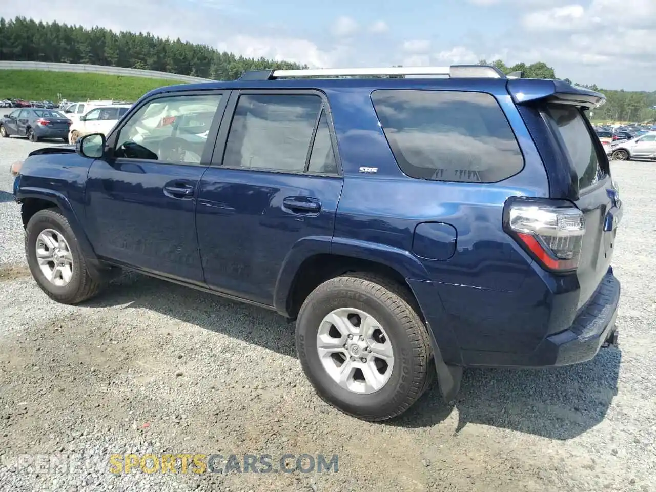 2 Photograph of a damaged car JTEEU5JR4M5238426 TOYOTA 4RUNNER 2021