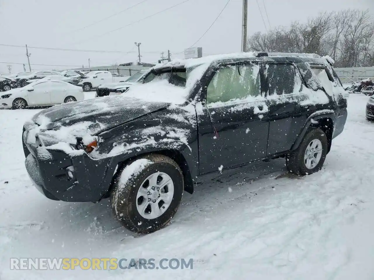 1 Photograph of a damaged car JTEEU5JR4M5245912 TOYOTA 4RUNNER 2021