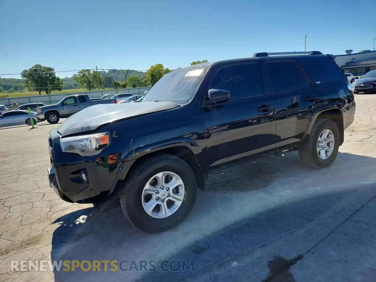 1 Photograph of a damaged car JTEEU5JR5M5238659 TOYOTA 4RUNNER 2021
