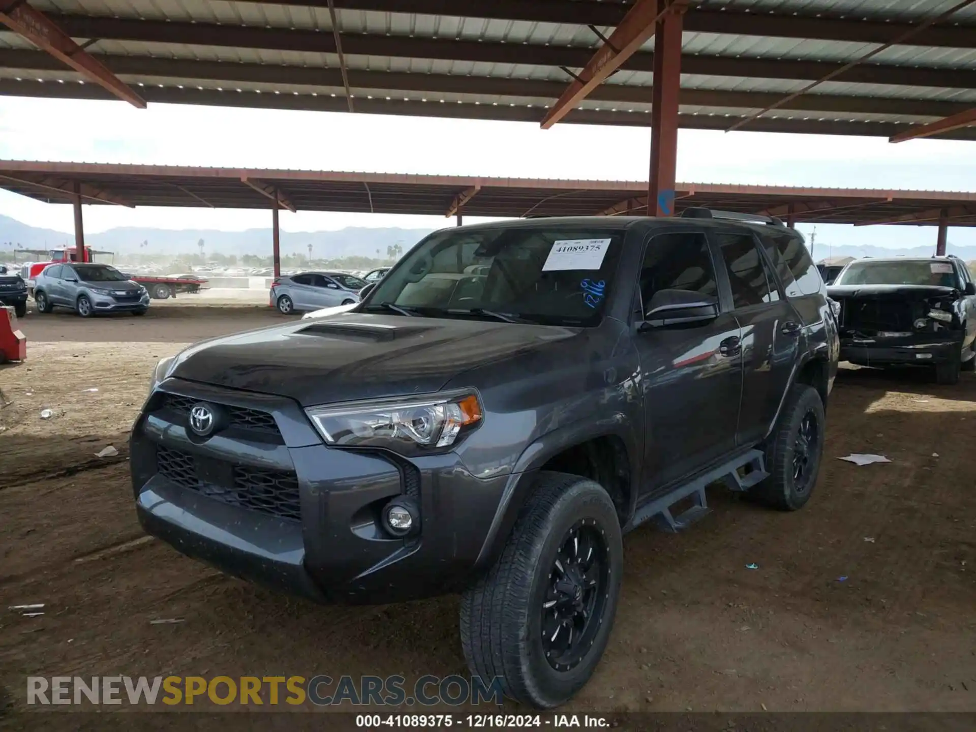 2 Photograph of a damaged car JTEEU5JR6M5238900 TOYOTA 4RUNNER 2021