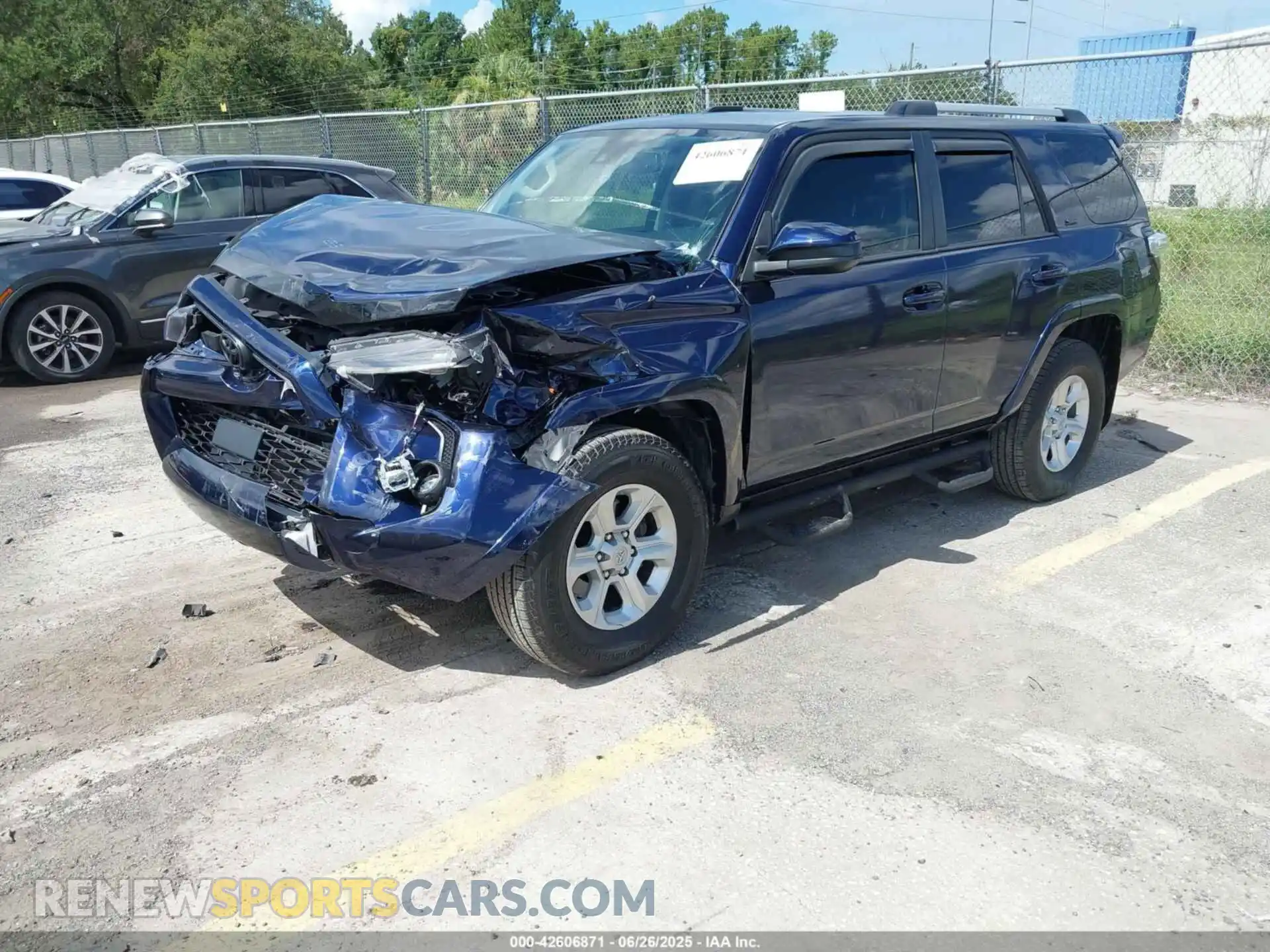 2 Photograph of a damaged car JTEEU5JR7M5236833 TOYOTA 4RUNNER 2021