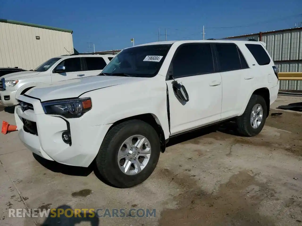 1 Photograph of a damaged car JTEEU5JR7M5243734 TOYOTA 4RUNNER 2021