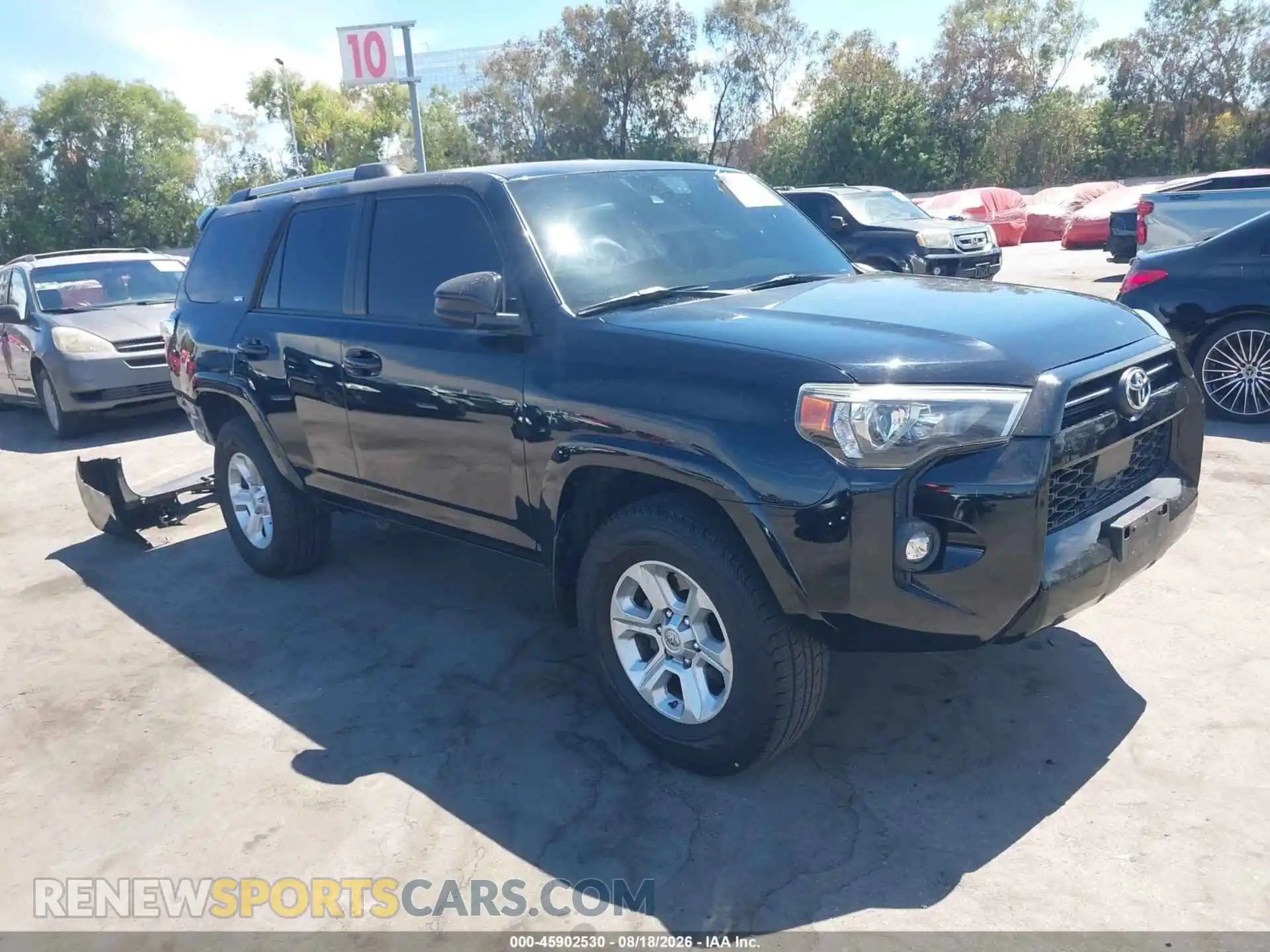 1 Фотография поврежденного автомобиля JTEEU5JR8M5230166 TOYOTA 4RUNNER 2021