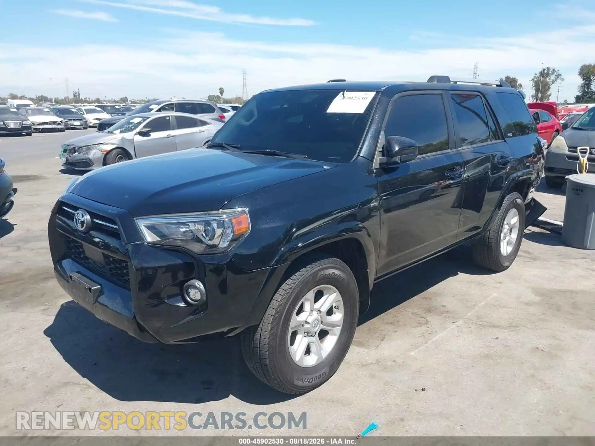 2 Фотография поврежденного автомобиля JTEEU5JR8M5230166 TOYOTA 4RUNNER 2021