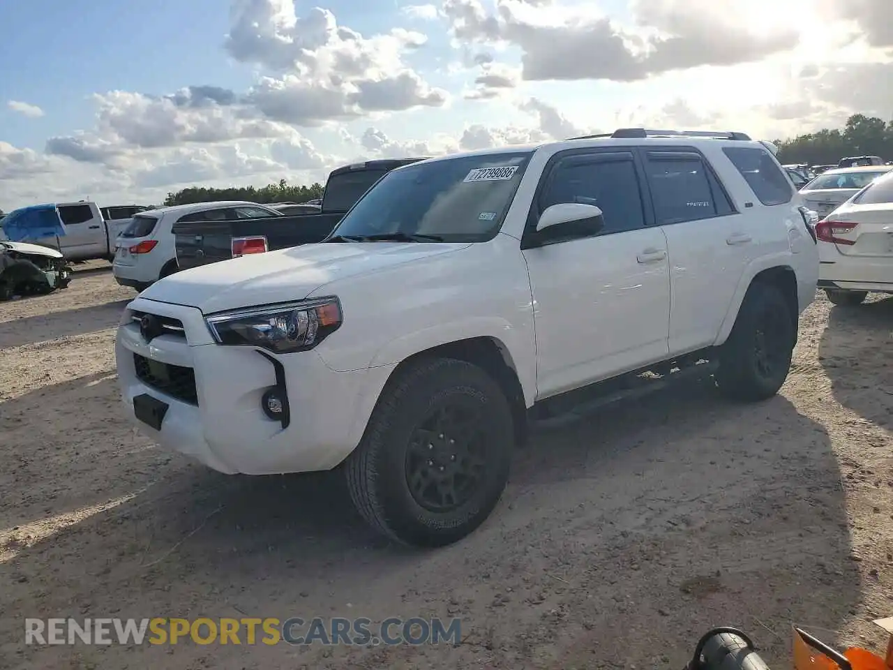1 Фотография поврежденного автомобиля JTEEU5JR8M5245573 TOYOTA 4RUNNER 2021