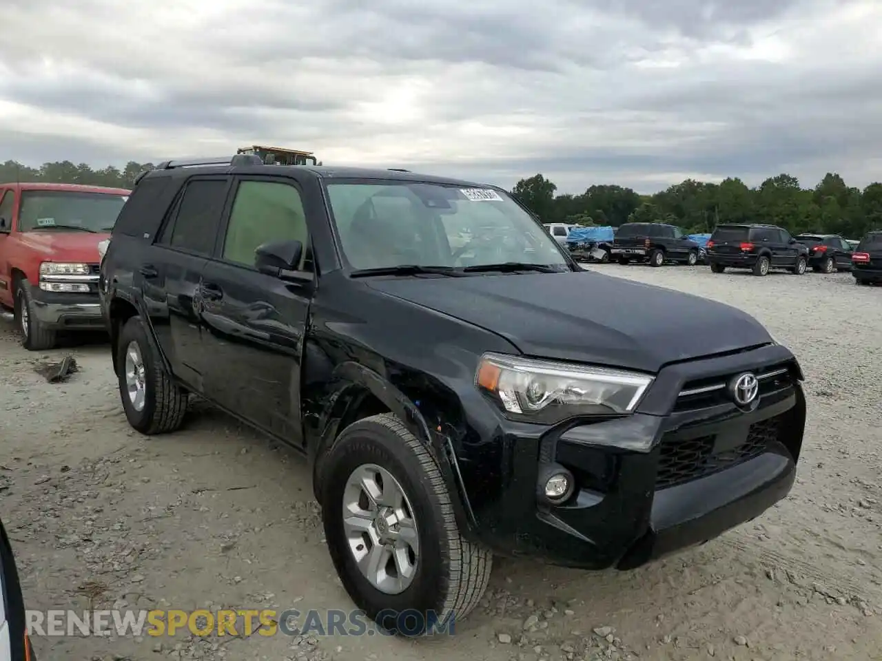 1 fotografías del automóvil dañado JTEEU5JRXM5237863 TOYOTA 4RUNNER 2021