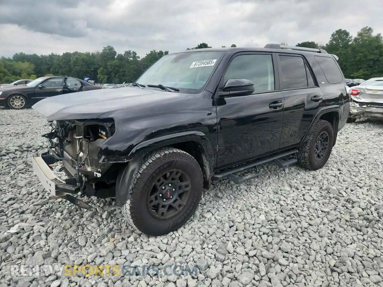 1 Photograph of a damaged car JTEEU5JRXM5240861 TOYOTA 4RUNNER 2021