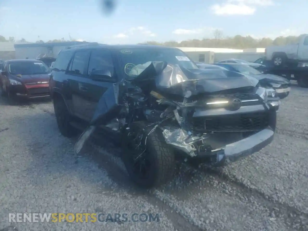 1 Photograph of a damaged car JTEEU5JRXM5244599 TOYOTA 4RUNNER 2021