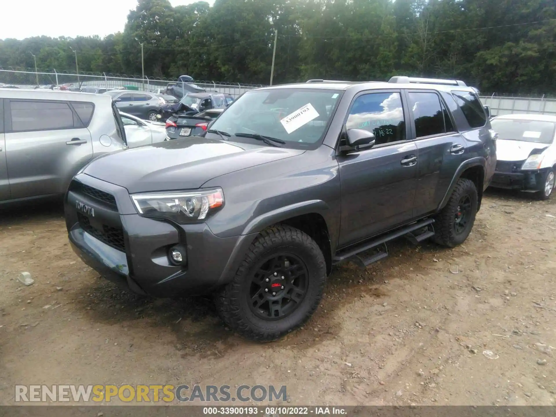 2 Photograph of a damaged car JTEFU5JR5M5241193 TOYOTA 4RUNNER 2021