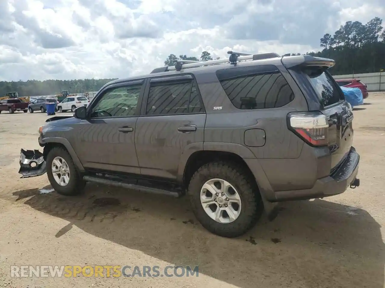 2 Photograph of a damaged car JTEFU5JR6M5234754 TOYOTA 4RUNNER 2021