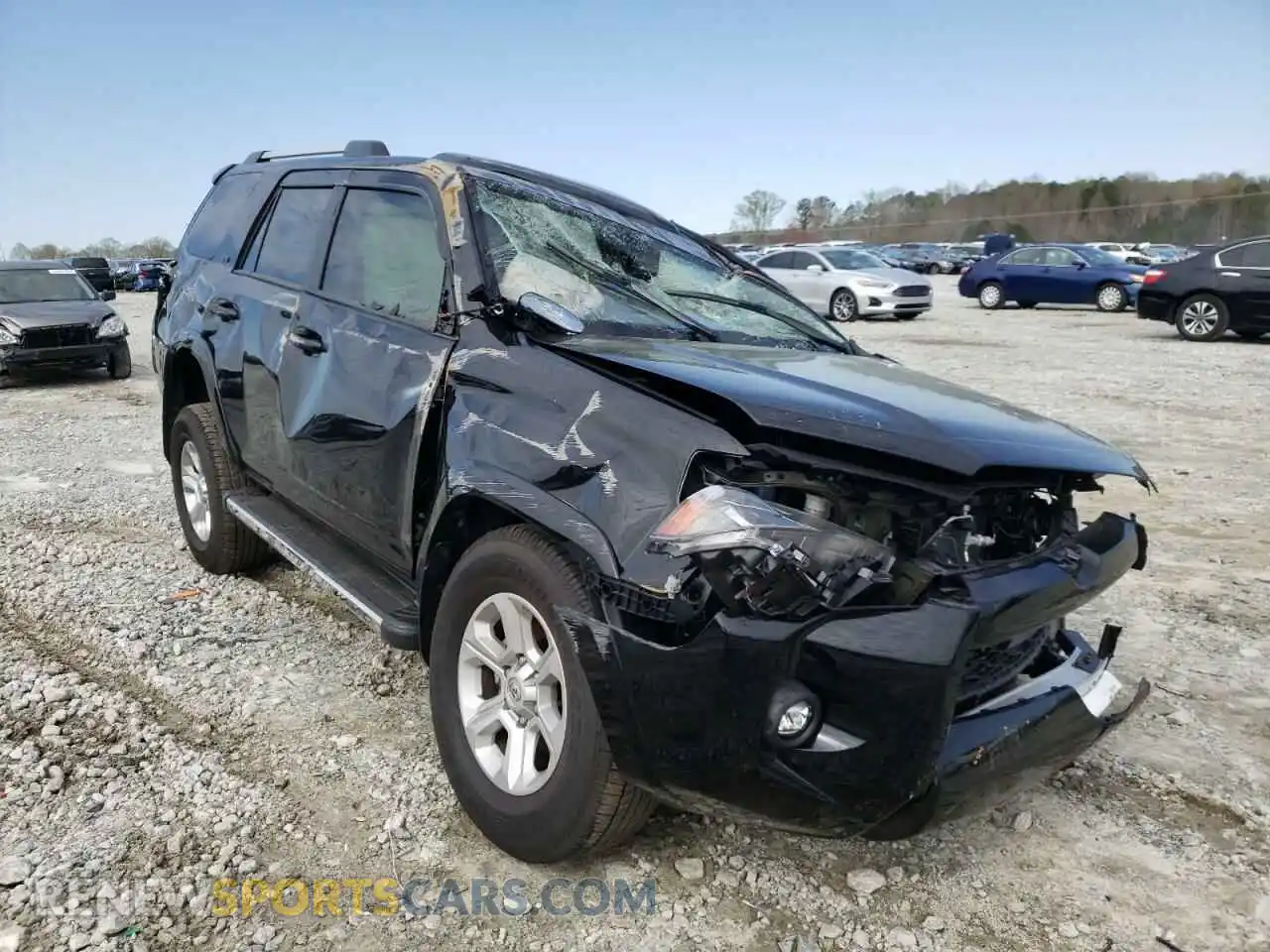 1 Photograph of a damaged car JTEFU5JR6M5246547 TOYOTA 4RUNNER 2021