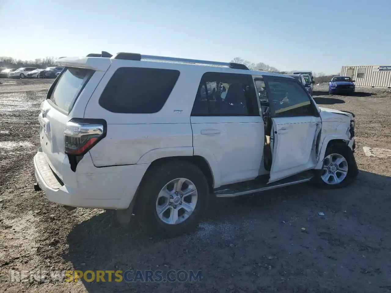 3 Photograph of a damaged car JTEFU5JR7M5234245 TOYOTA 4RUNNER 2021