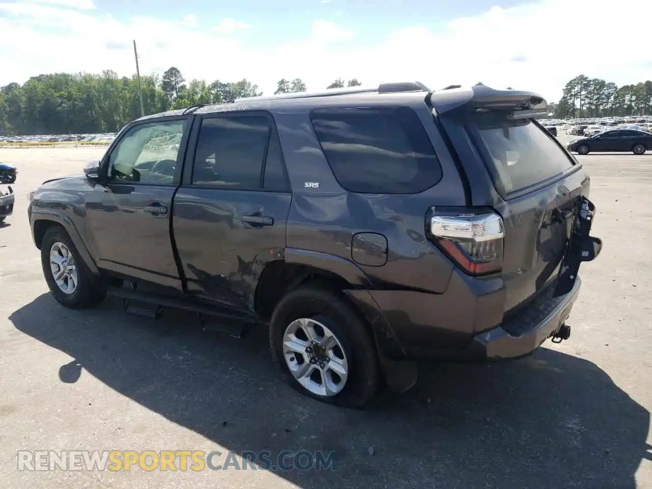 2 Photograph of a damaged car JTEFU5JR7M5247688 TOYOTA 4RUNNER 2021