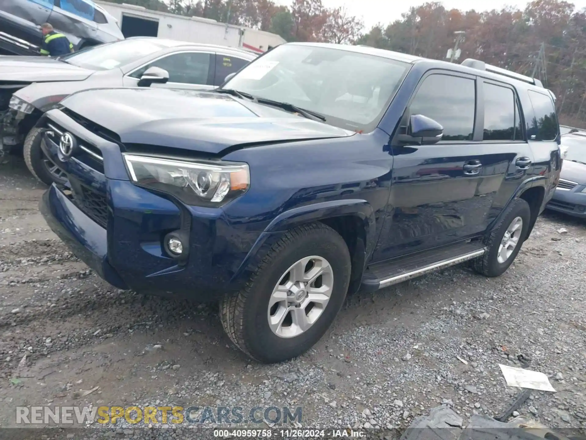 2 Photograph of a damaged car JTEFU5JR9M5247353 TOYOTA 4RUNNER 2021