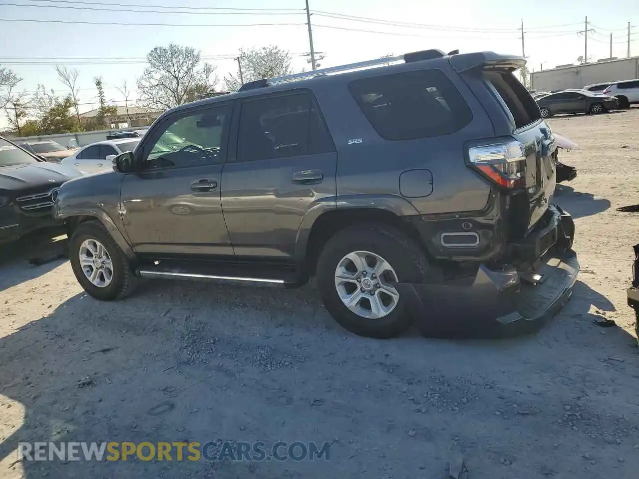 2 Photograph of a damaged car JTEFU5JRXM5230352 TOYOTA 4RUNNER 2021