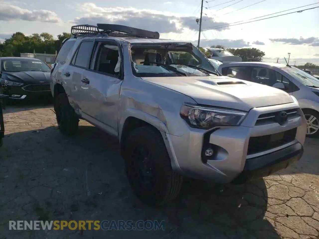 1 Photograph of a damaged car JTEHU5JR0M5872863 TOYOTA 4RUNNER 2021