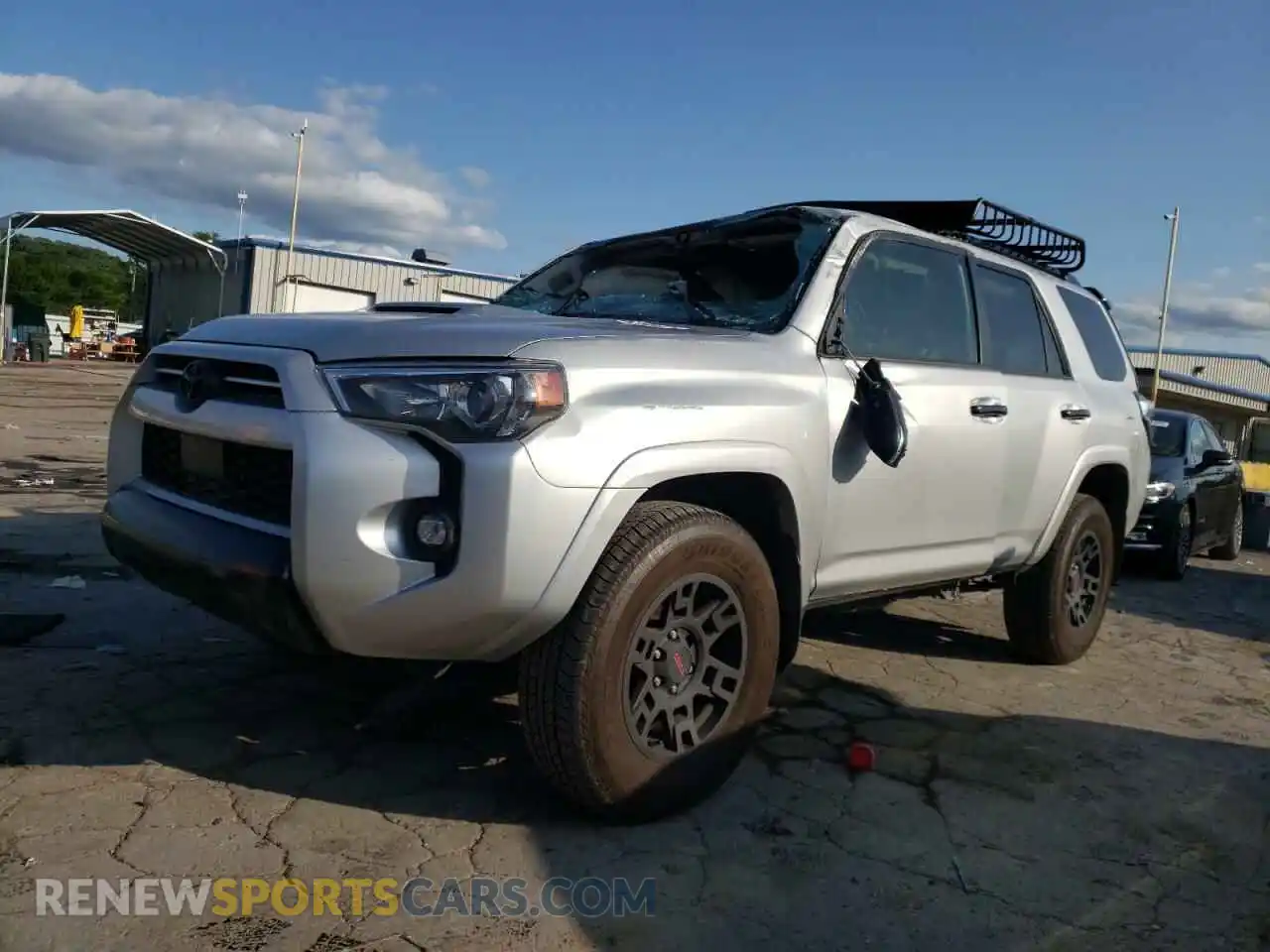 2 Photograph of a damaged car JTEHU5JR0M5872863 TOYOTA 4RUNNER 2021