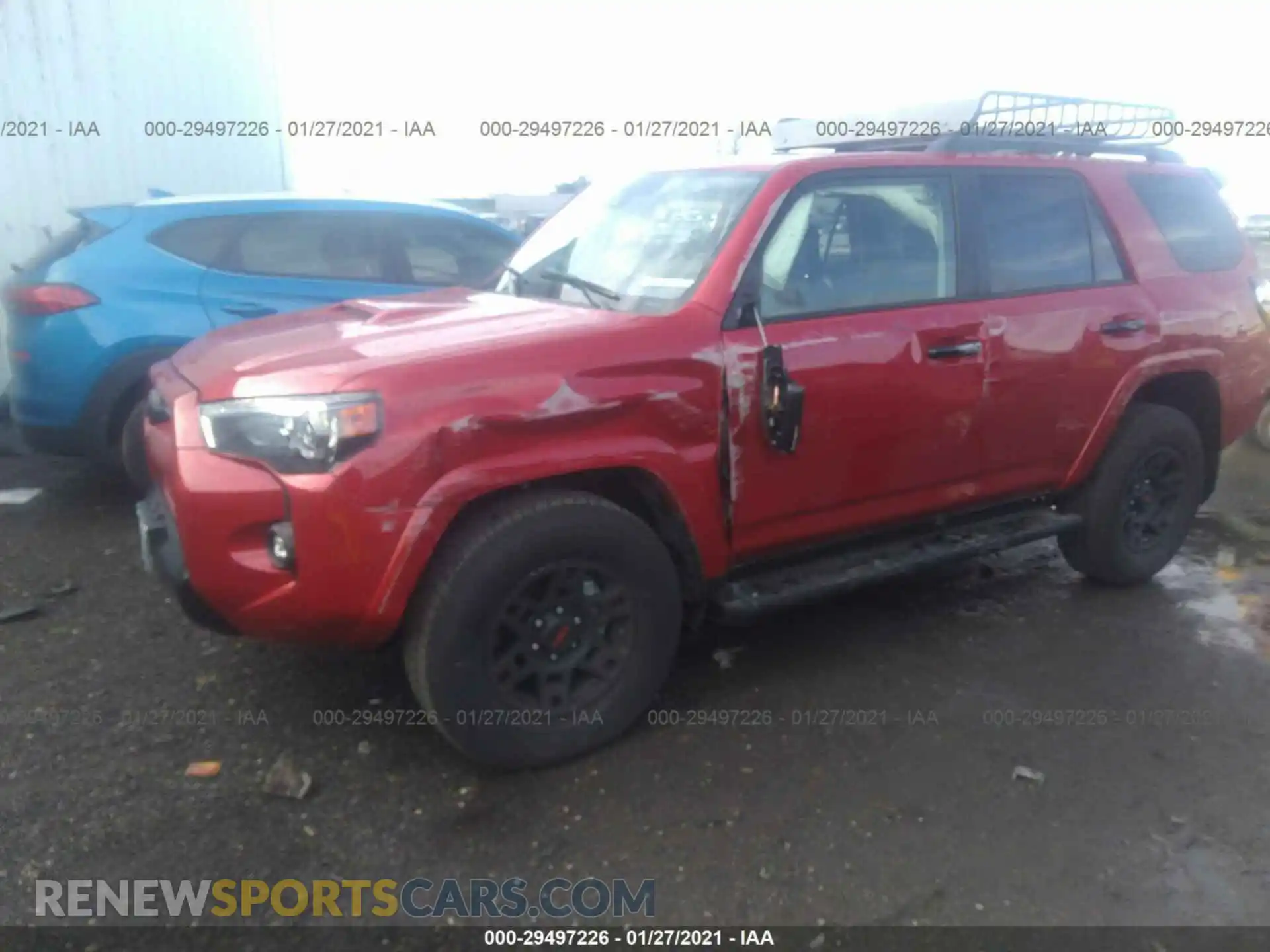 2 Photograph of a damaged car JTEHU5JR1M5869082 TOYOTA 4RUNNER 2021