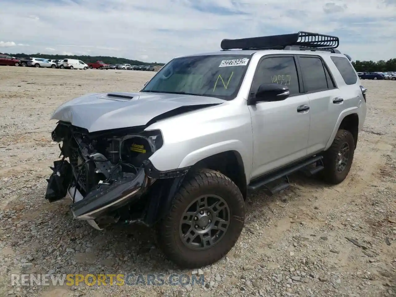 2 Photograph of a damaged car JTEHU5JRXM5842303 TOYOTA 4RUNNER 2021