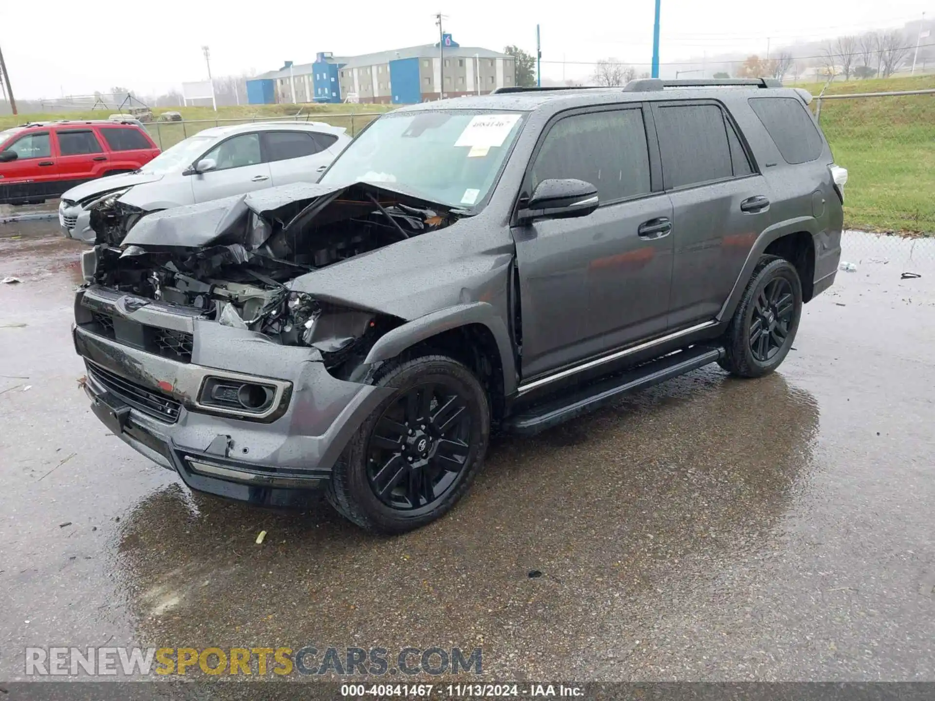 2 Photograph of a damaged car JTEJU5JR2M5848291 TOYOTA 4RUNNER 2021