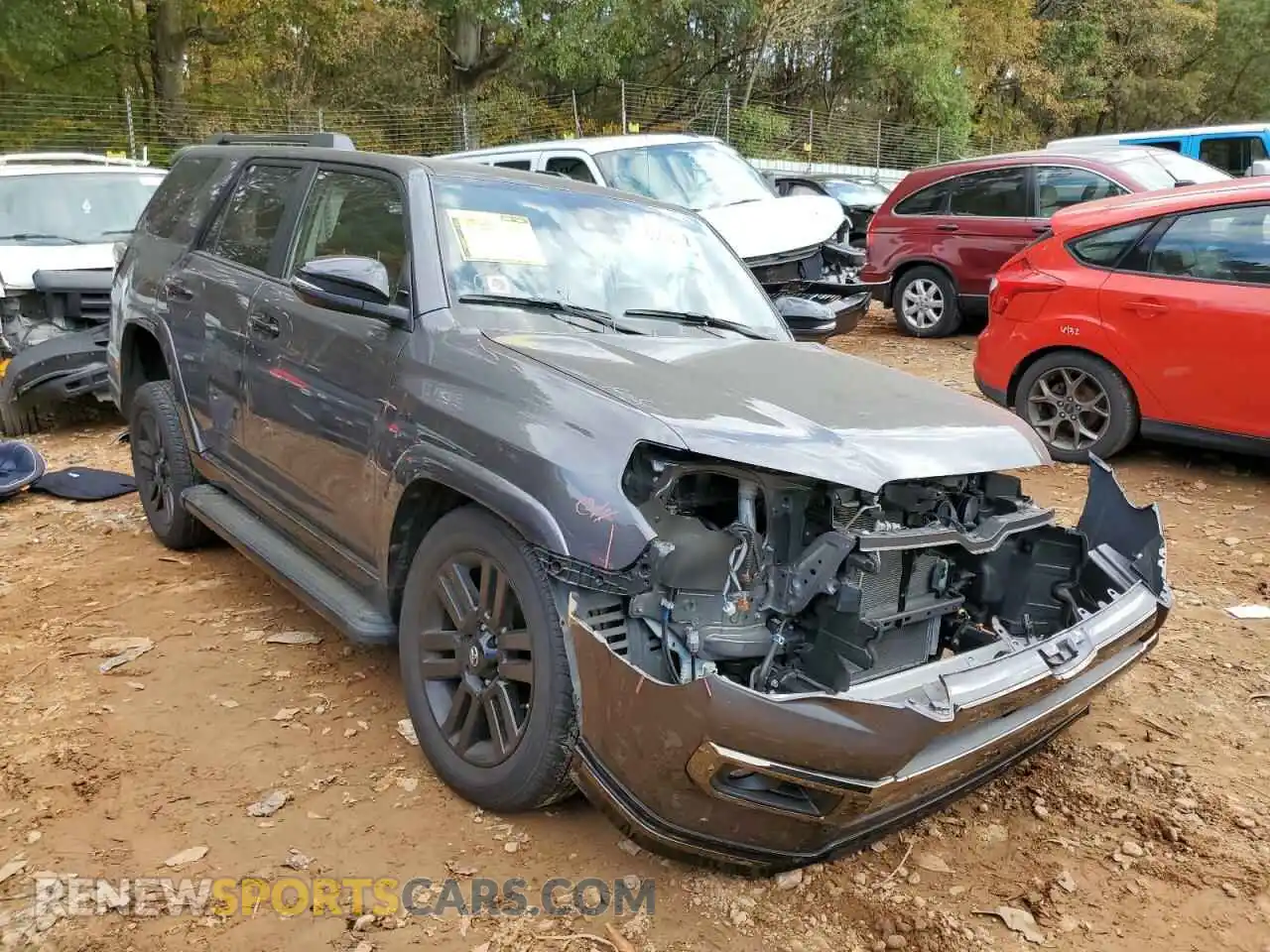 1 Photograph of a damaged car JTEJU5JR2M5919666 TOYOTA 4RUNNER 2021