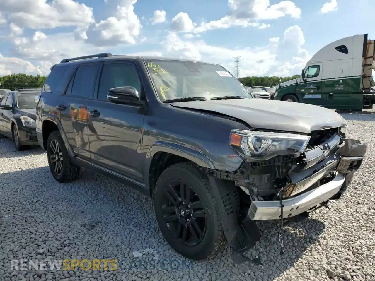 1 fotografías del automóvil dañado JTEJU5JR4M5906403 TOYOTA 4RUNNER 2021