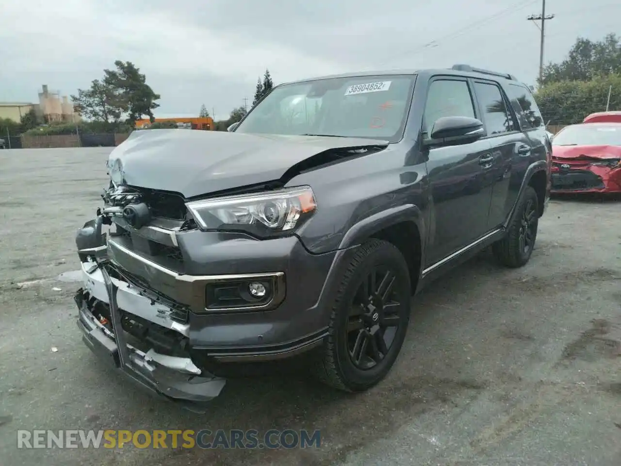 2 Photograph of a damaged car JTEJU5JR9M5913573 TOYOTA 4RUNNER 2021